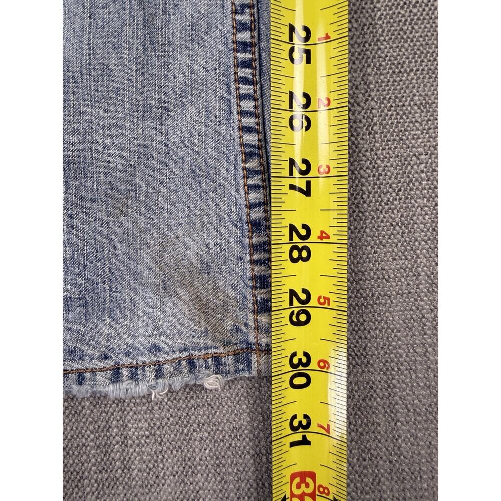 London Jean Women’s Size 6 Flare Jeans Light Wash Low Rise Stretch Denim Y2K - Picture 7 of 8